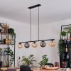 Gastor lampa wisząca, kula świetlna, lampa wisząca bursztynowy, przydymiony, 5-punktowe