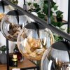 Gastor lampa wisząca, kula świetlna, lampa wisząca bursztynowy, przydymiony, 5-punktowe