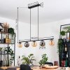 Gastor lampa wisząca, kula świetlna, lampa wisząca bursztynowy, przydymiony, 5-punktowe