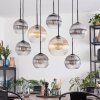 Koyoto lampa wisząca, kula świetlna, lampa wisząca bursztynowy, przezroczysty, przydymiony, 8-punktowe