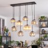 Koyoto lampa wisząca, kula świetlna, lampa wisząca bursztynowy, przezroczysty, przydymiony, 8-punktowe