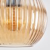 Koyoto Lampa wisząca, Kula świetlna, Lampa wisząca W kolorze bursztynu, 8-punktowe