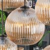 Koyoto Lampa wisząca, Kula świetlna, Lampa wisząca W kolorze bursztynu, 8-punktowe