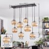 Koyoto Lampa wisząca, Kula świetlna, Lampa wisząca W kolorze bursztynu, 8-punktowe