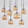 Koyoto Lampa wisząca, Kula świetlna, Lampa wisząca W kolorze bursztynu, 8-punktowe