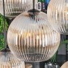 Koyoto lampa wisząca, kula świetlna, lampa wisząca bursztynowy, przezroczysty, 8-punktowe