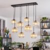 Koyoto lampa wisząca, kula świetlna, lampa wisząca bursztynowy, przezroczysty, 8-punktowe