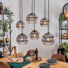 Koyoto Lampa wisząca, Kula świetlna, Lampa wisząca Przezroczysty, Przydymiony, 6-punktowe