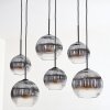 Koyoto Lampa wisząca, Kula świetlna, Lampa wisząca Przezroczysty, Przydymiony, 6-punktowe
