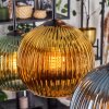Koyoto lampa wisząca, kula świetlna, lampa wisząca niebeieski, złoty, zielony, miedziany, 6-punktowe