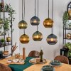 Koyoto Lampa wisząca, Kula świetlna, Lampa wisząca Niebeieski, Złoty, Zielony, 6-punktowe