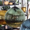 Koyoto Lampa wisząca, Kula świetlna, Lampa wisząca Niebeieski, Złoty, Zielony, 6-punktowe