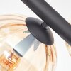Koyoto lampa sufitowa, kula świetlna bursztynowy, przezroczysty, 6-punktowe