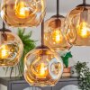 Ripoll lampa sufitowa, kula świetlna bursztynowy, 5-punktowe