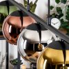 Koyoto Lampa wisząca, Kula świetlna, Lampa wisząca Niebeieski, Chrom, Złoty, Zielony, W kolorze miedzi, Przydymiony, 5-punktowe