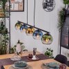 Koyoto Lampa wisząca, Kula świetlna, Lampa wisząca Niebeieski, Złoty, Zielony, Przezroczysty, 5-punktowe