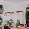 Koyoto lampa wisząca, kula świetlna, lampa wisząca bursztynowy, przezroczysty, 5-punktowe