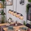 Koyoto lampa wisząca, kula świetlna, lampa wisząca bursztynowy, 5-punktowe