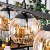 Koyoto lampa wisząca, kula świetlna, lampa wisząca bursztynowy, 5-punktowe