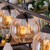 Koyoto lampa wisząca, kula świetlna, lampa wisząca bursztynowy, 5-punktowe
