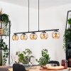 Koyoto lampa wisząca, kula świetlna, lampa wisząca bursztynowy, 5-punktowe