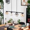 Gastor Lampa wisząca, Kula świetlna, Lampa wisząca W kolorze bursztynu, Przezroczysty, Przydymiony, 4-punktowe