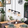 Gastor Lampa wisząca, Kula świetlna, Lampa wisząca W kolorze bursztynu, Przezroczysty, Przydymiony, 4-punktowe