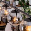Gastor Lampa wisząca, Kula świetlna, Lampa wisząca W kolorze bursztynu, Przezroczysty, Przydymiony, 4-punktowe