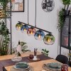Koyoto lampa wisząca, kula świetlna, lampa wisząca niebeieski, zielony, przezroczysty, miedziany, 5-punktowe