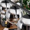 Gastor Lampa wisząca, Kula świetlna, Lampa wisząca Chrom, Przezroczysty, Przydymiony, 5-punktowe