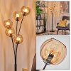 Koyoto Kula świetlna, Lampa stojąca W kolorze bursztynu, 5-punktowe