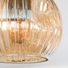 Ripoll Lampa sufitowa, Kula świetlna Brązowy, Wygląd drewna, Czarny, 3-punktowe