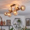 Koyoto lampa sufitowa, kula świetlna bursztynowy, przezroczysty, 10-punktowe