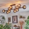 Koyoto lampa sufitowa, kula świetlna przydymiony, 10-punktowe