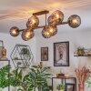 Koyoto lampa sufitowa, kula świetlna przydymiony, 10-punktowe