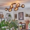 Koyoto lampa sufitowa, kula świetlna przydymiony, 10-punktowe