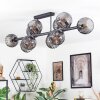 Koyoto lampa sufitowa, kula świetlna przydymiony, 10-punktowe