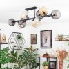 Koyoto Lampa sufitowa, Kula świetlna W kolorze bursztynu, Przezroczysty, Przydymiony, 10-punktowe
