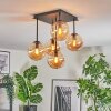 Gastor Lampa sufitowa, Kula świetlna W kolorze bursztynu, 5-punktowe