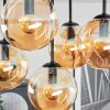 Gastor Lampa sufitowa, Kula świetlna W kolorze bursztynu, 5-punktowe