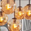 Gastor Lampa sufitowa, Kula świetlna W kolorze bursztynu, 5-punktowe