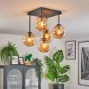 Gastor Lampa sufitowa, Kula świetlna W kolorze bursztynu, 5-punktowe