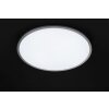 Lampa Sufitowa WOFI LINOX LED Srebrny, 1-punktowy, Zdalne sterowanie, Zmieniacz kolorów