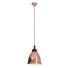 Oświetlenie Näve Copper Lampa wisząca Ciemne drewno, 1-punktowy