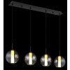 Oświetlenie Globo Lacy Lampa wisząca LED Czarny, 1-punktowy