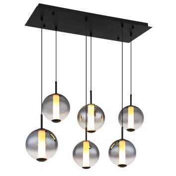 Oświetlenie Globo Lacy Lampa wisząca LED Czarny, 1-punktowy