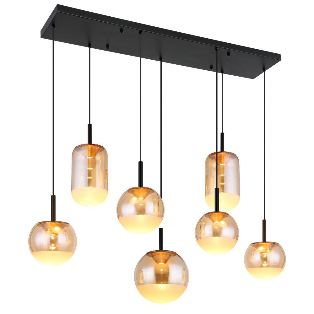 Oświetlenie Globo Severin Lampa wisząca LED Czarny, 1-punktowy main product photo