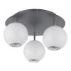 Oświetlenie Globo Simmons Lampa sufitowa LED Szary, 1-punktowy