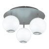 Oświetlenie Globo Simmons Lampa sufitowa LED Szary, 1-punktowy