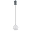 Oświetlenie Globo Simmons Lampa wisząca LED Szary, 1-punktowy